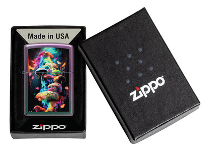 Encendedor Zippo Iridiscente Hongos Cod 48929