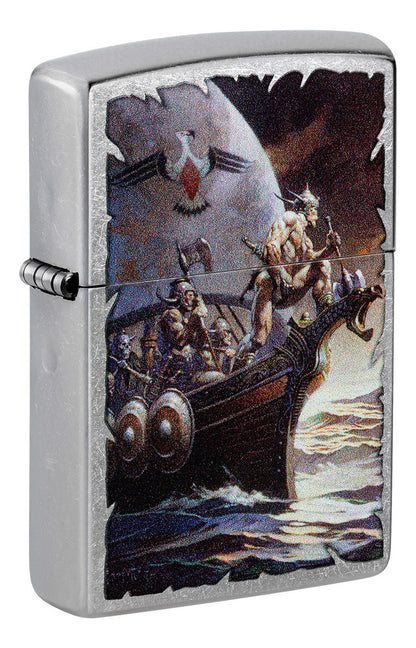 Encendedor Zippo Cromo Guerreros Cod 48953
