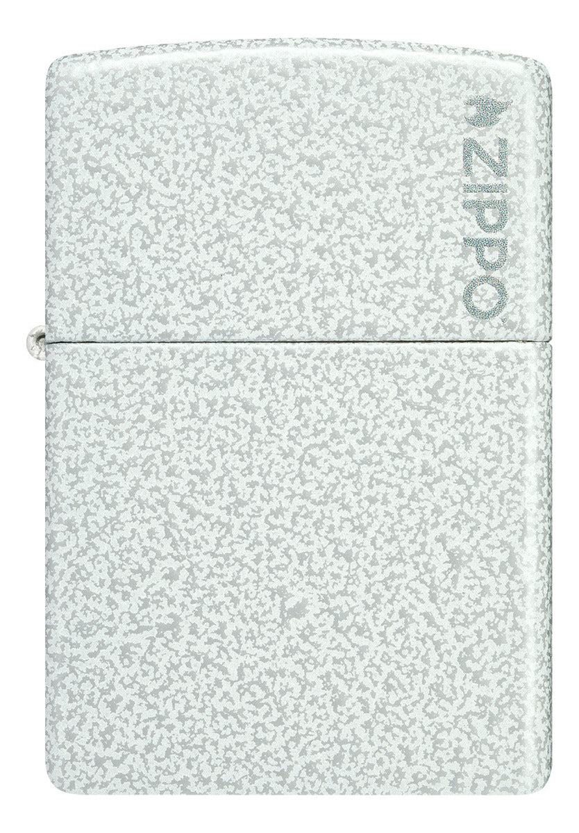 Encendedor Zippo Gris Glacial Logo Cod 46020ZL