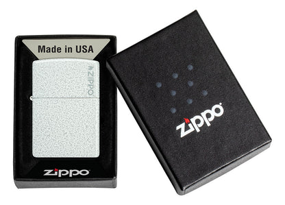 Encendedor Zippo Gris Glacial Logo Cod 46020ZL