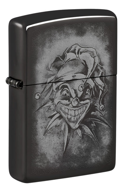 Encendedor Zippo Negro Espejo Payaso Cod 48914