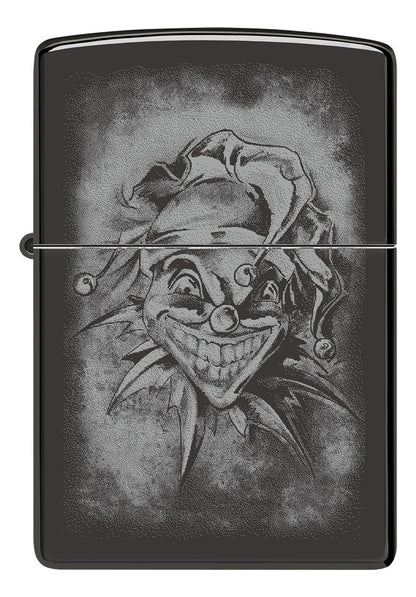 Encendedor Zippo Negro Espejo Payaso Cod 48914