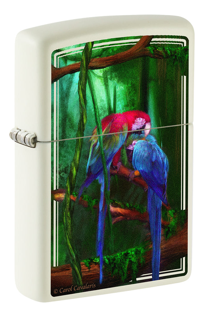 Encendedor Zippo Fluorescente Guacamayas Cod 48972