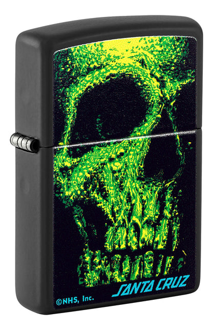 Encendedor Zippo Negro Mate Calavera Cod 48743