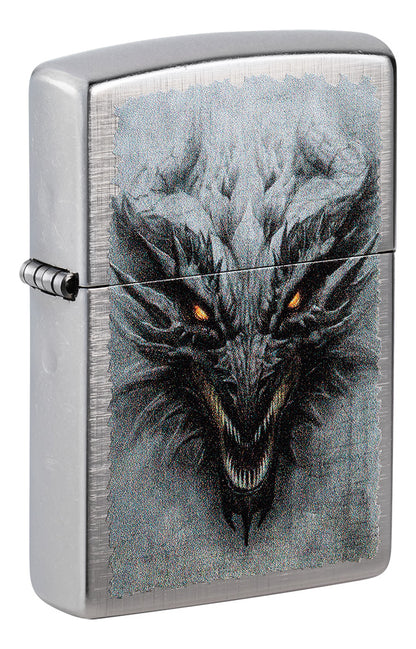 Encendedor Zippo Cromado Dragón Cod 48732