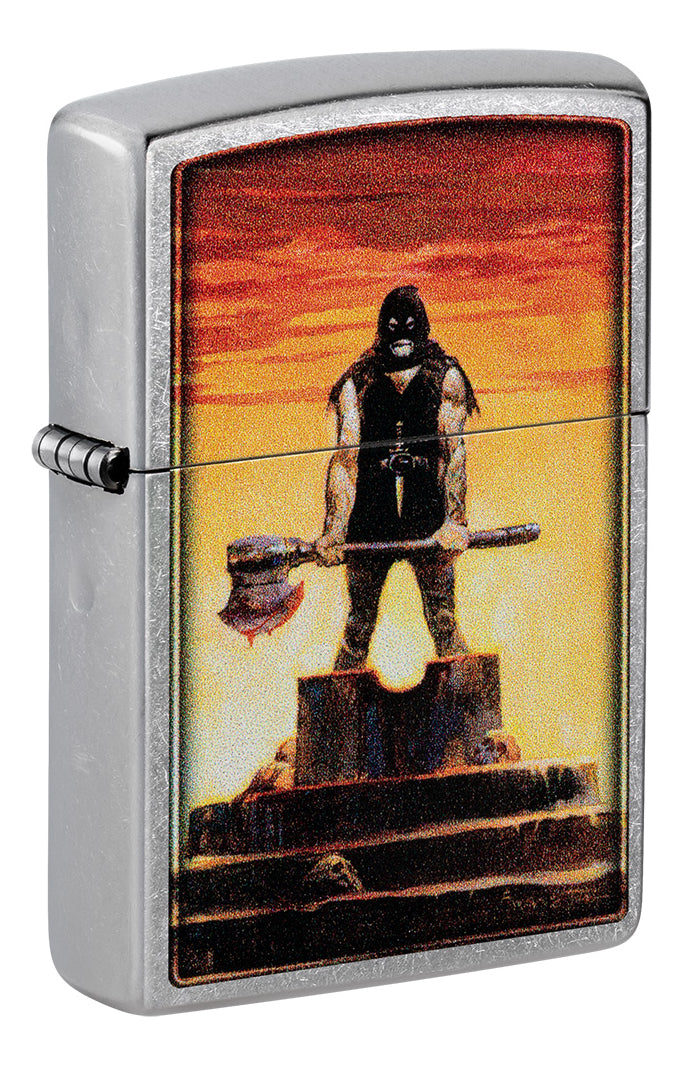 Encendedor Zippo Cromo Verdugo Hacha Cod 48556