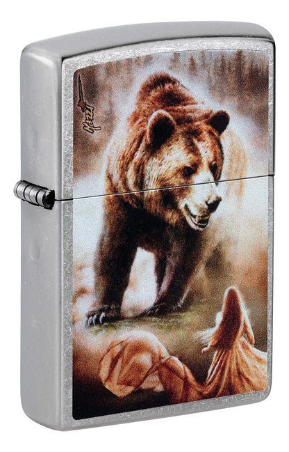 Encendedor Zippo Cromo Oso Mazzi Cod 48330