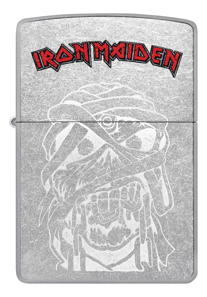 Encendedor Zippo Cromo Iron Maiden Momia Cod 48667