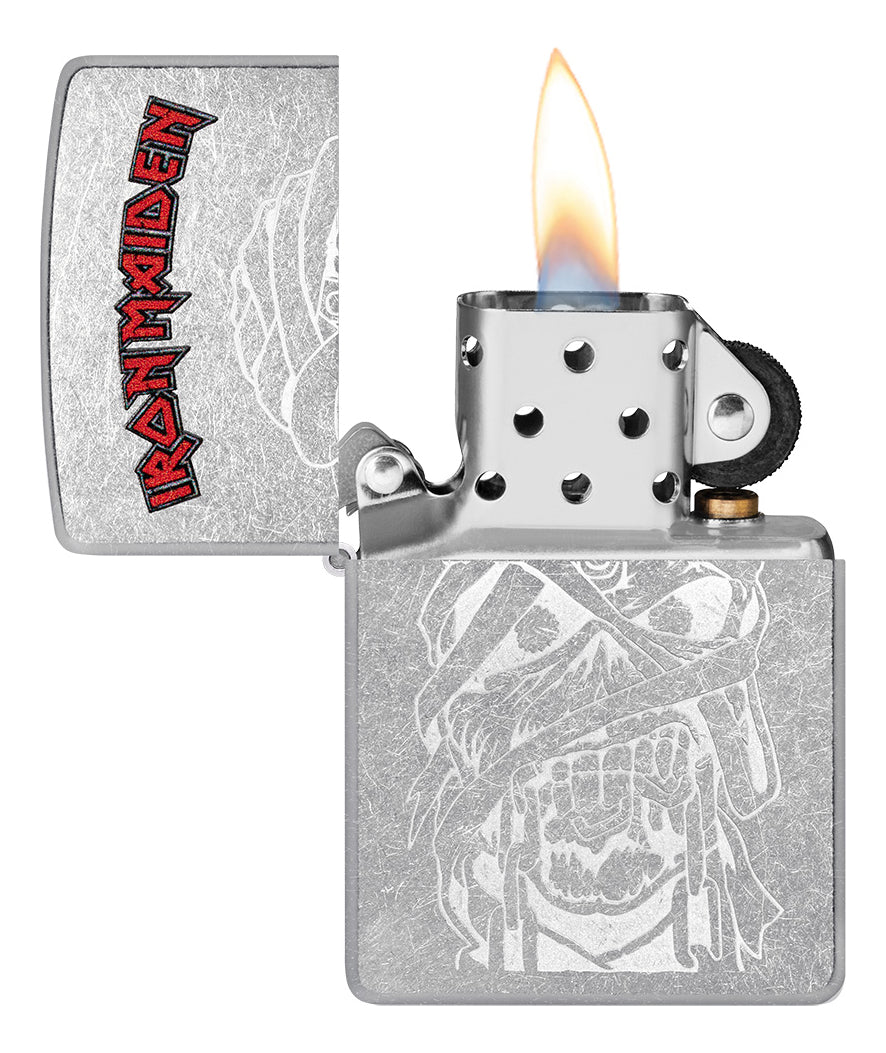 Encendedor Zippo Cromo Iron Maiden Momia Cod 48667