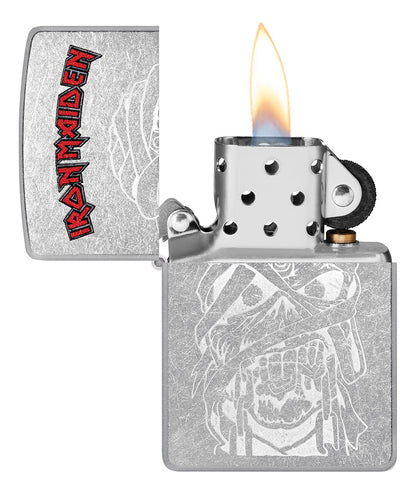 Encendedor Zippo Cromo Iron Maiden Momia Cod 48667