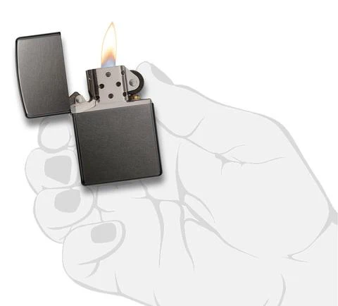 Encendedor Zippo Gris Polvo Cod 28378