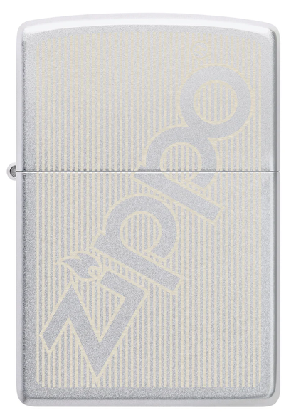 Encendedor Zippo Cromo Logo Rayas Cod 29701