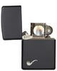 Encendedor Zippo Para Pipa Negro Mate - Cod 218pl