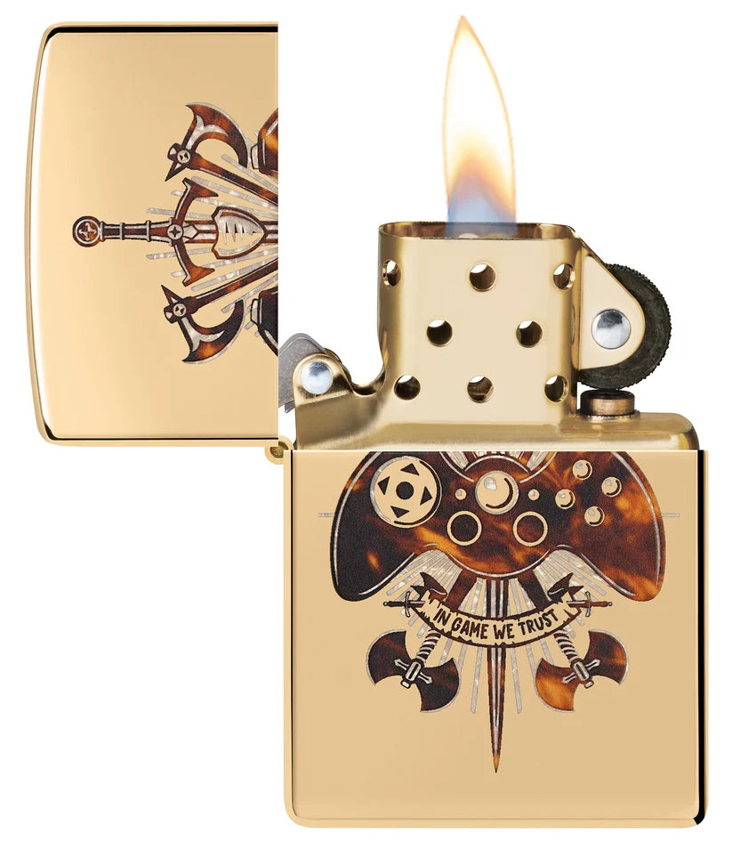 Encendedor Zippo Dorado Gamer 46141