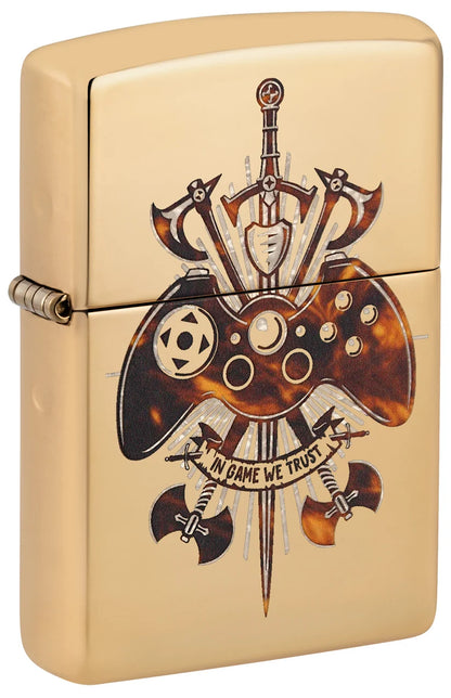 Encendedor Zippo Dorado Gamer 46141