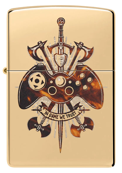 Encendedor Zippo Dorado Gamer 46141