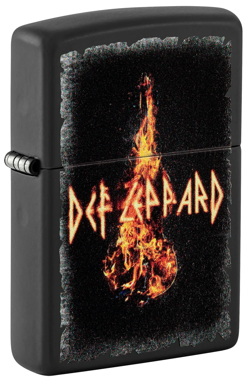 Encendedor Zippo Negro Mate Def Leppard 46153