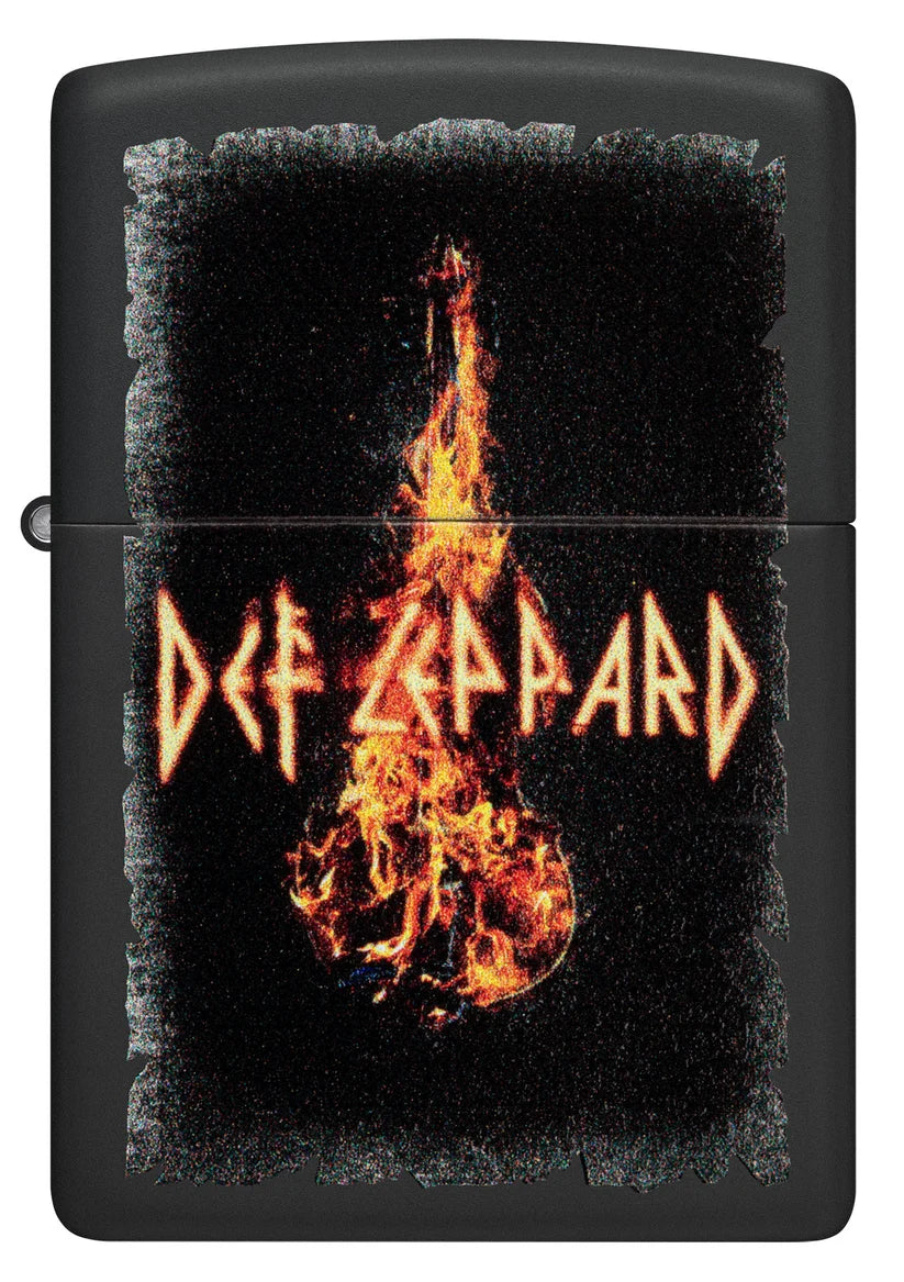 Encendedor Zippo Negro Mate Def Leppard 46153