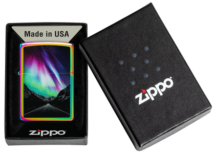 Encendedor Zippo Tornasol Auroras Boreales Cod 46236