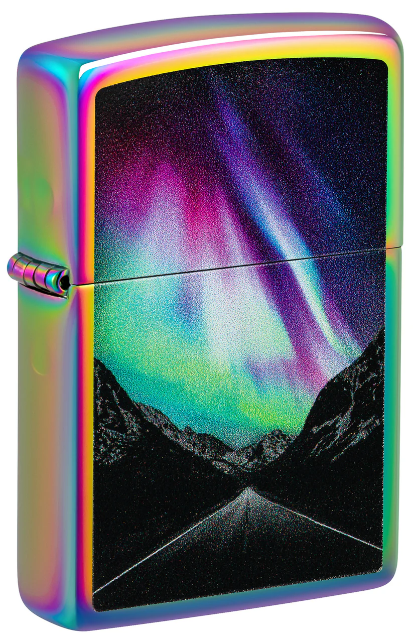 Encendedor Zippo Tornasol Auroras Boreales Cod 46236