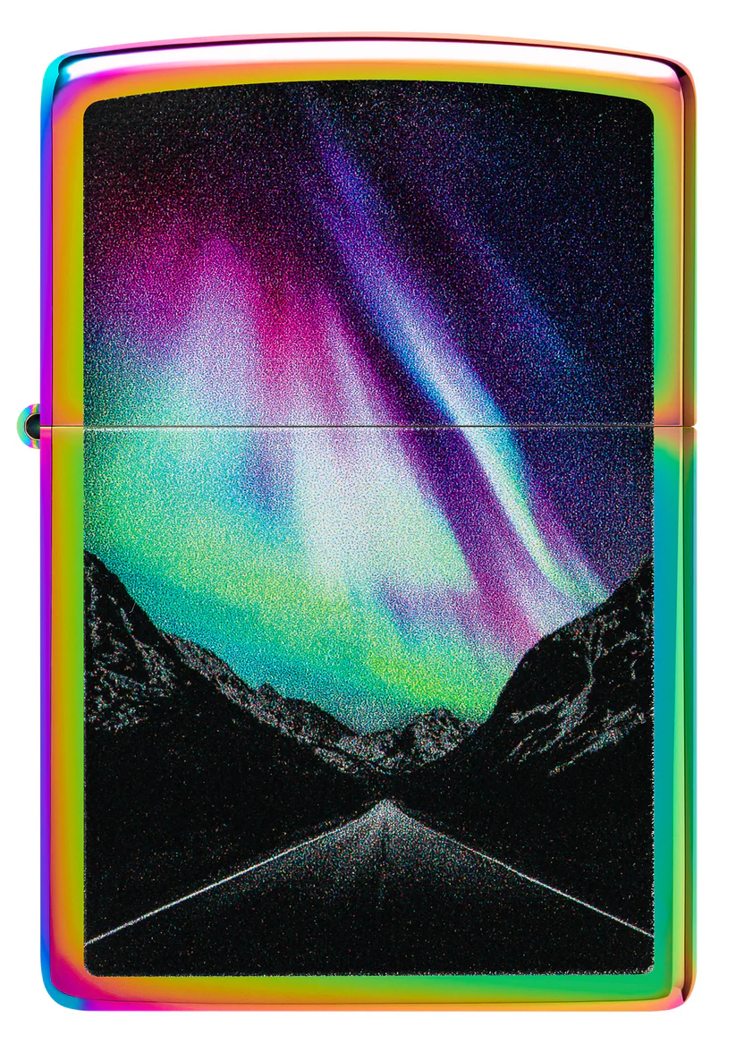 Encendedor Zippo Tornasol Auroras Boreales Cod 46236