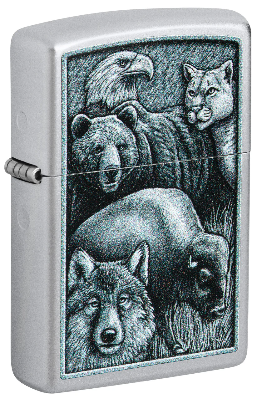 Encendedor Zippo Cromo Animales Cod 46237
