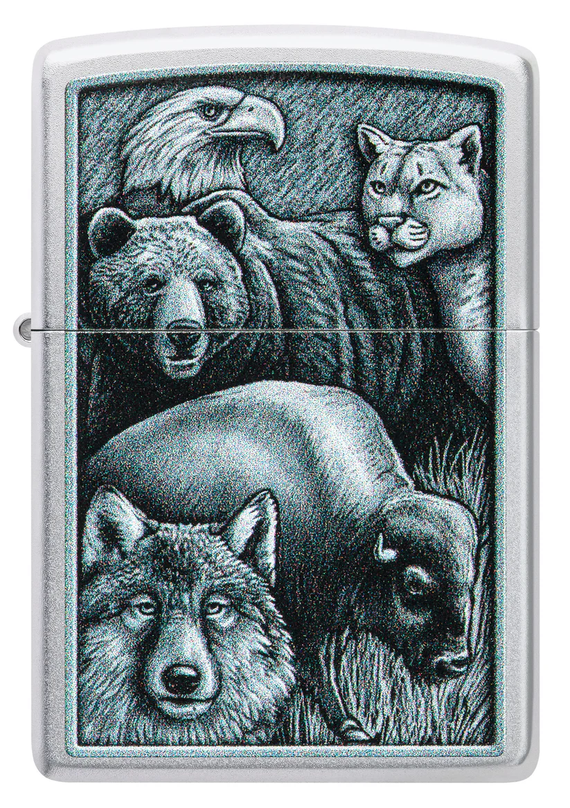 Encendedor Zippo Cromo Animales Cod 46237