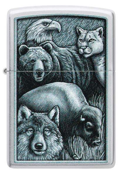 Encendedor Zippo Cromo Animales Cod 46237