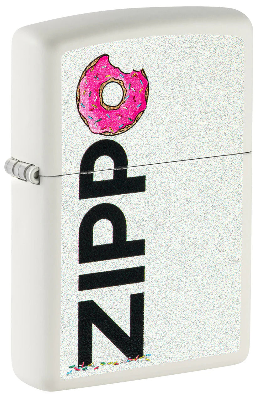 Encendedor Zippo Blanco Mate Donut Cod 46240