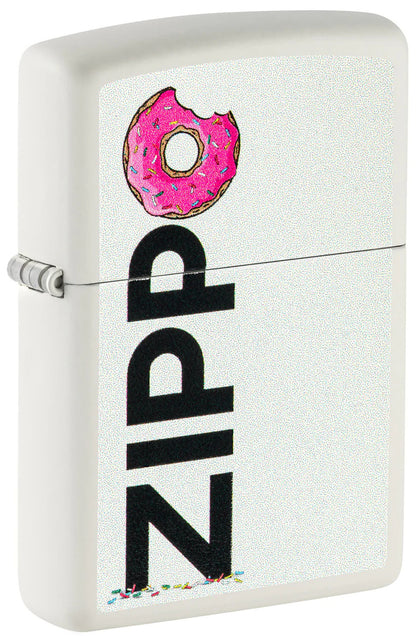 Encendedor Zippo Blanco Mate Donut Cod 46240