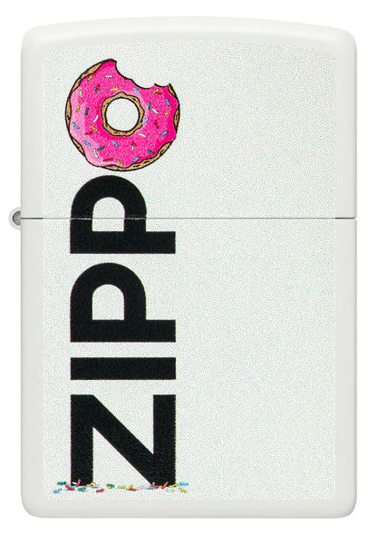 Encendedor Zippo Blanco Mate Donut Cod 46240