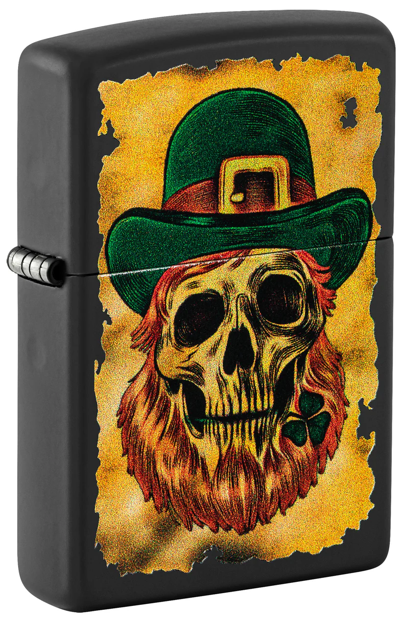 Encendedor Zippo Negro Mate Duende Cod 46244