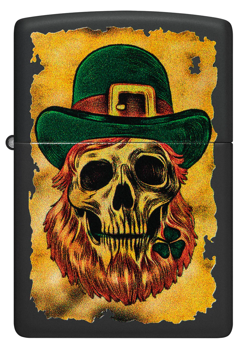 Encendedor Zippo Negro Mate Duende Cod 46244
