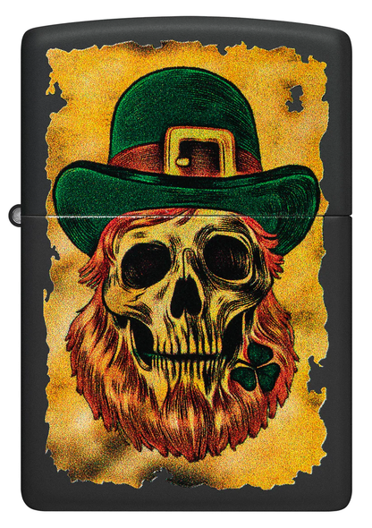 Encendedor Zippo Negro Mate Duende Cod 46244