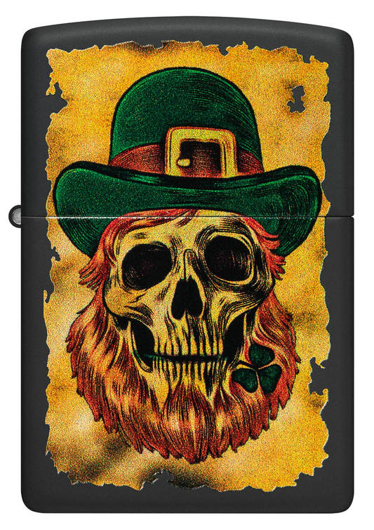 Encendedor Zippo Negro Mate Duende Cod 46244