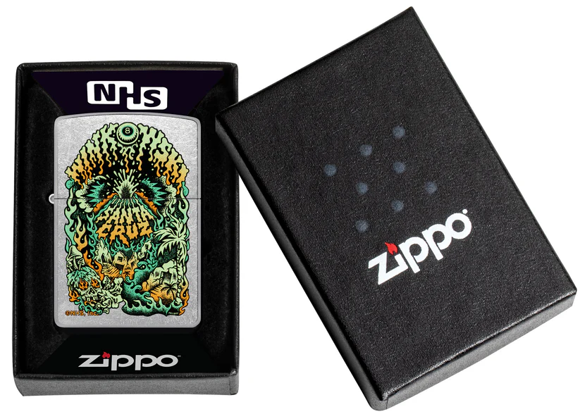 Encendedor Zippo Cromo Santa Cruz Cod 46309