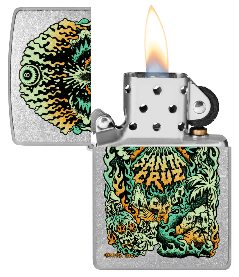 Encendedor Zippo Cromo Santa Cruz Cod 46309