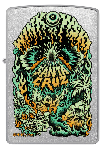 Encendedor Zippo Cromo Santa Cruz Cod 46309