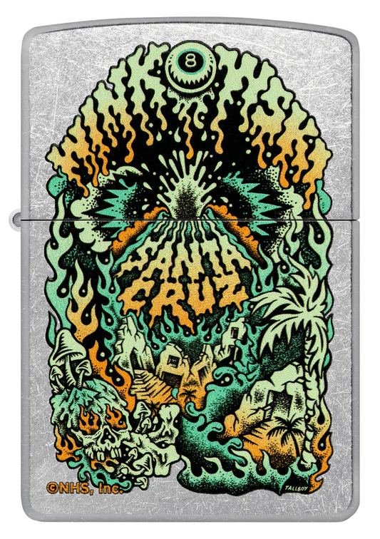 Encendedor Zippo Cromo Santa Cruz Cod 46309