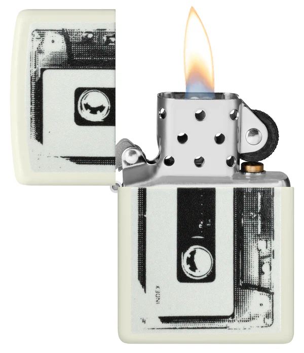 Encendedor Zippo Blanco Fluorescente Casette Cod 46429