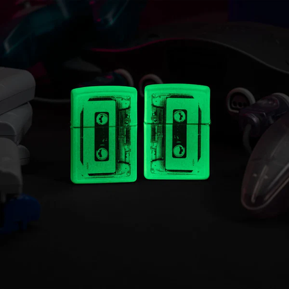 Encendedor Zippo Blanco Fluorescente Casette Cod 46429