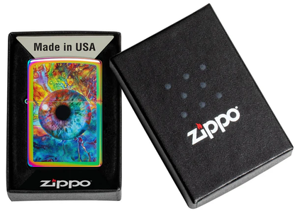 Encendedor Zippo Tornasol Ojo Psicodélico Cod 46431