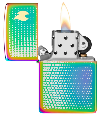 Encendedor Zippo Tornasol Puntos y Llama Cod 46569