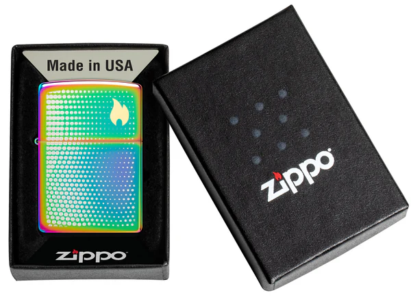 Encendedor Zippo Tornasol Puntos y Llama Cod 46569