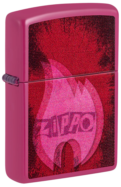 Encendedor Zippo Fucsia Llama Logo Cod 46572
