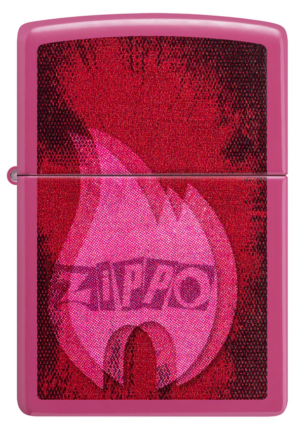 Encendedor Zippo Fucsia Llama Logo Cod 46572