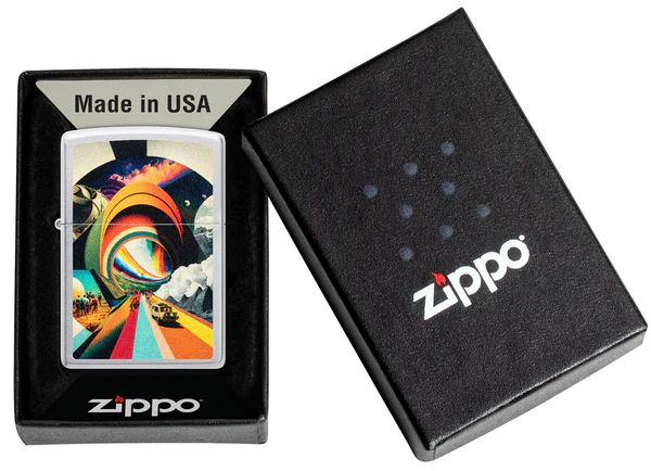 Encendedor Zippo Cromo Viaje Alucinante Cod 46578