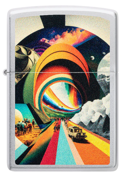Encendedor Zippo Cromo Viaje Alucinante Cod 46578