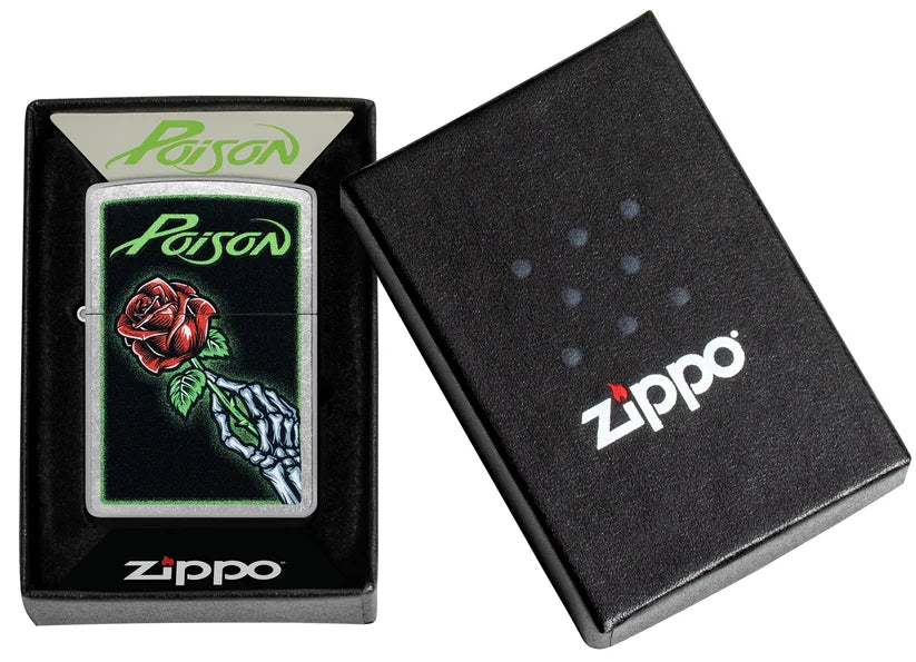 Encendedor Zippo Cromo Poison Rosa 46593