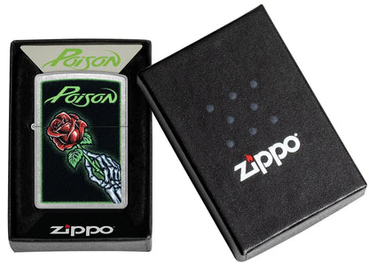 Encendedor Zippo Cromo Poison Rosa 46593